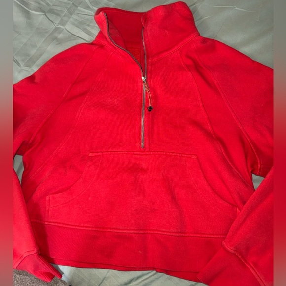 Lululemon Orange Half-Zip Pullover Xs/S  U7 - Picture 1 of 4